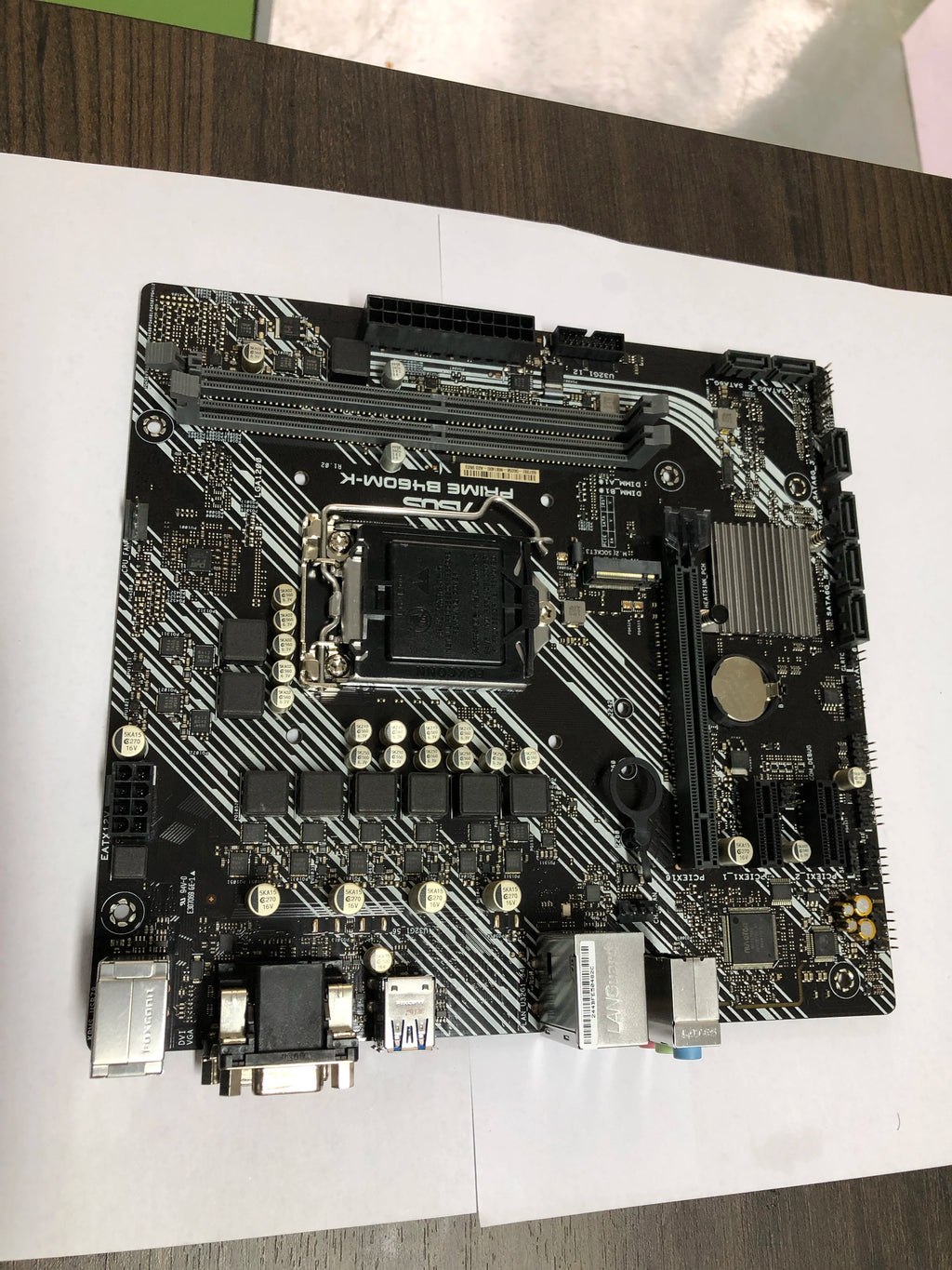 For PRIME B460M-K Desktop Motherboard LGA1200 10th Gen Intel I7/I5/I3 B460 M.2 NVMe Micro-ATX Dual DDR4 SATA 64GB Intel B460