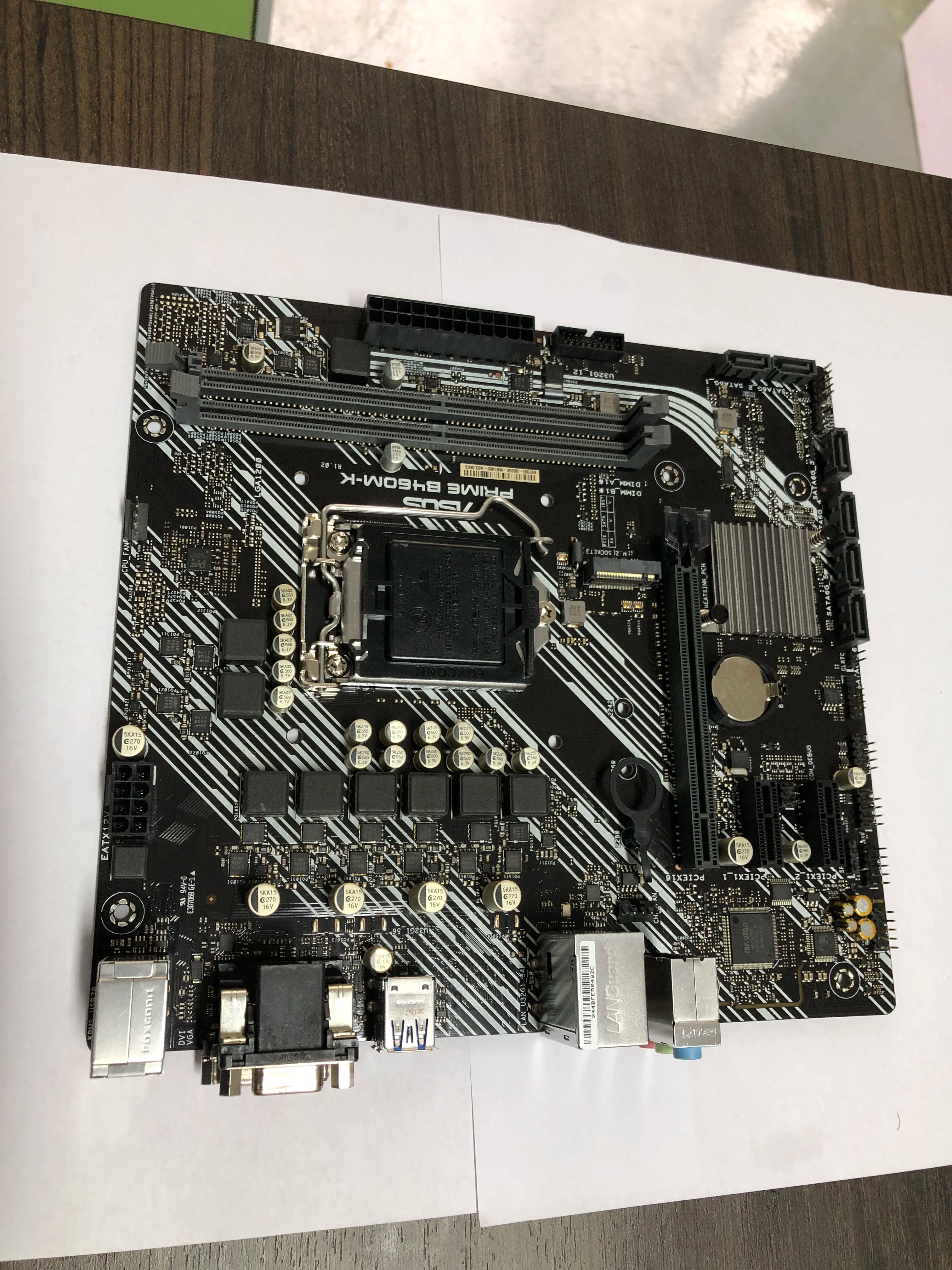 For PRIME B460M-K Desktop Motherboard LGA1200 10th Gen Intel I7/I5/I3 B460 M.2 NVMe Micro-ATX Dual DDR4 SATA 64GB Intel B460