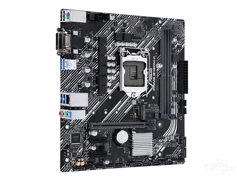 For PRIME B460M-K Desktop Motherboard LGA1200 10th Gen Intel I7/I5/I3 B460 M.2 NVMe Micro-ATX Dual DDR4 SATA 64GB Intel B460