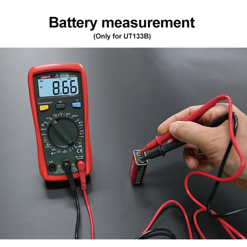 UNI-T UT133A UT133B Digital Multimeter 6000 Counts Multimetro Test AC/DC Voltage Tester Frequency Capacitance Meter Current Tool