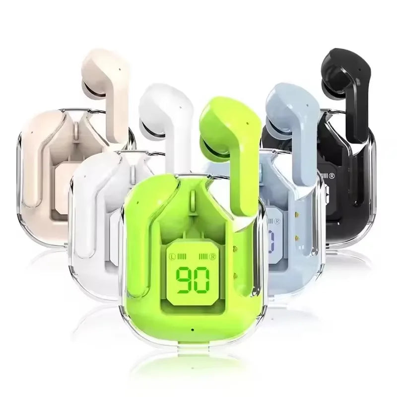 2025 Best Sale Air31 Tws Wireless Earphones Transparent Headset Enc Sports Headphones  Earbuds T8 Auriculares Hearing Aids