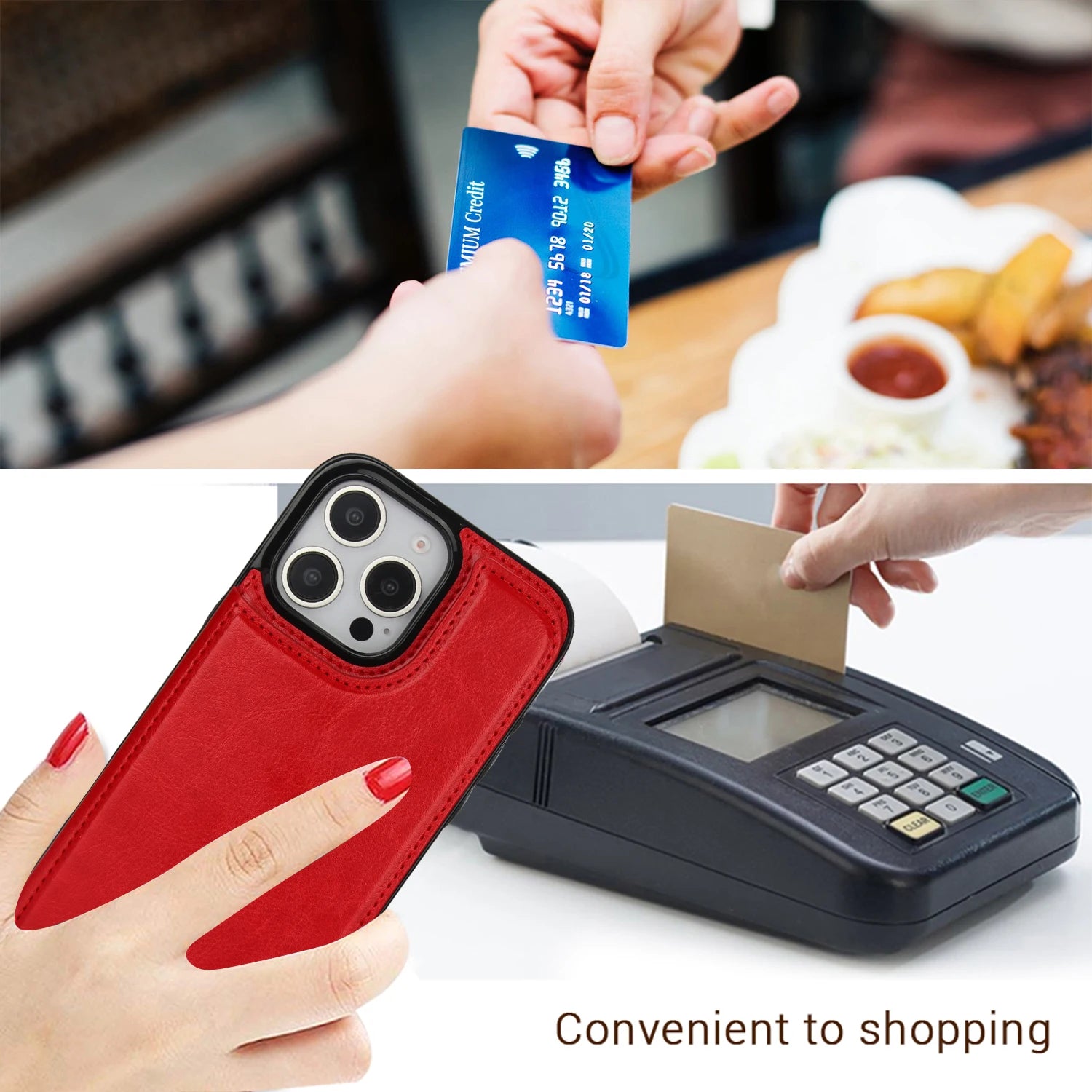 Retro Leather Wallet Phone Case Card Slots Magnetic PU Leather Mobile Case for iPhone 17 16 15 14 Pro Max