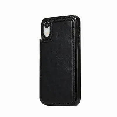 Retro Leather Wallet Phone Case Card Slots Magnetic PU Leather Mobile Case for iPhone 17 16 15 14 Pro Max