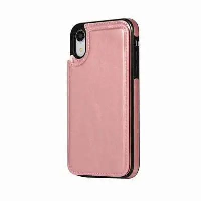 Retro Leather Wallet Phone Case Card Slots Magnetic PU Leather Mobile Case for iPhone 17 16 15 14 Pro Max