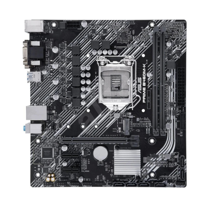 For PRIME B460M-K Desktop Motherboard LGA1200 10th Gen Intel I7/I5/I3 B460 M.2 NVMe Micro-ATX Dual DDR4 SATA 64GB Intel B460