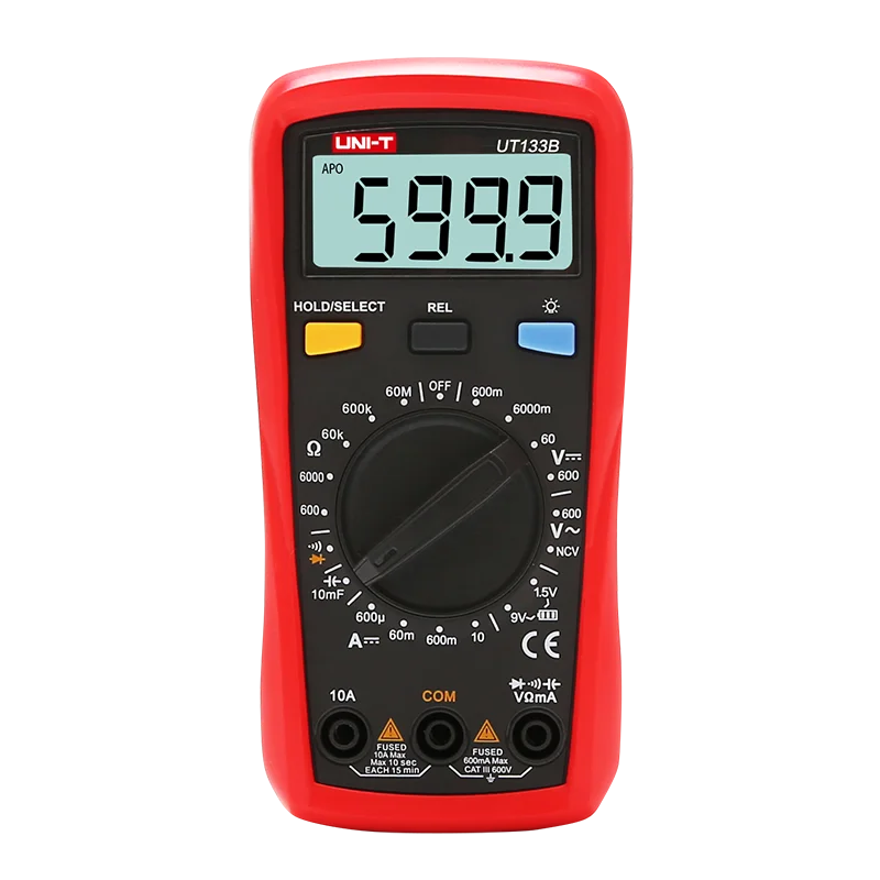 UNI-T UT133A UT133B Digital Multimeter 6000 Counts Multimetro Test AC/DC Voltage Tester Frequency Capacitance Meter Current Tool