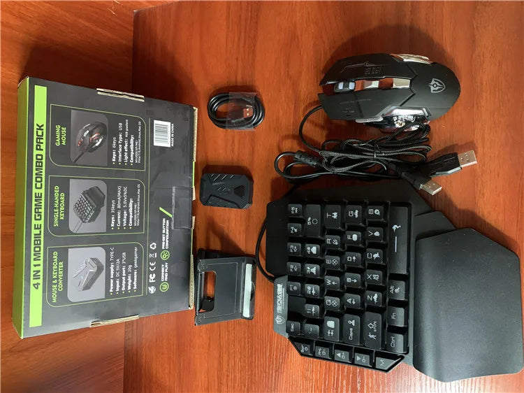 Gamwing Mix Pro Mouse & Keyboard Combo Pack for FPS Mobile Games